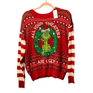 The Grinch Ugly Christmas Sweater Kid Size XL ALL YOUR SWEATERS ARE UGLY NEW